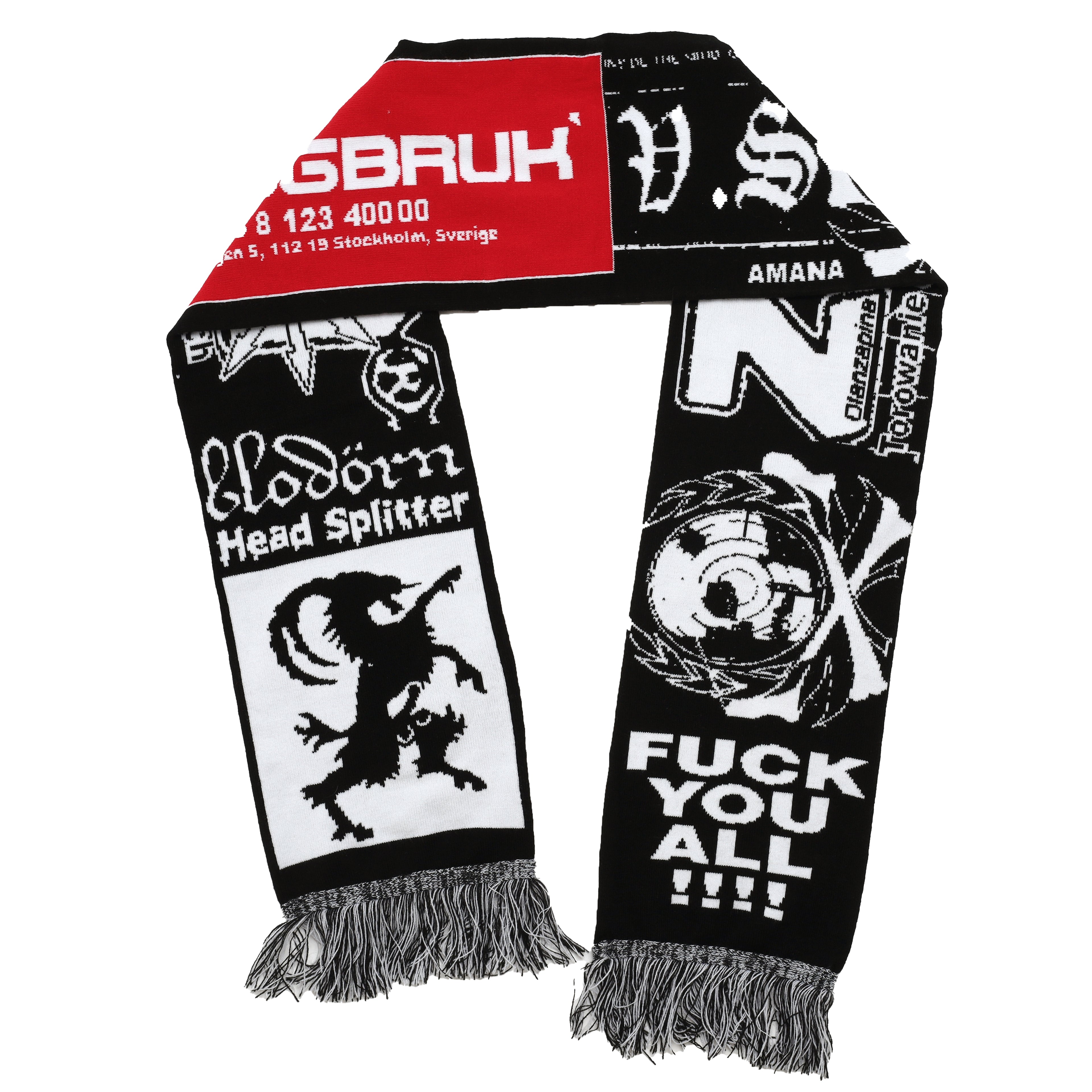 'Drogbruk' scarf